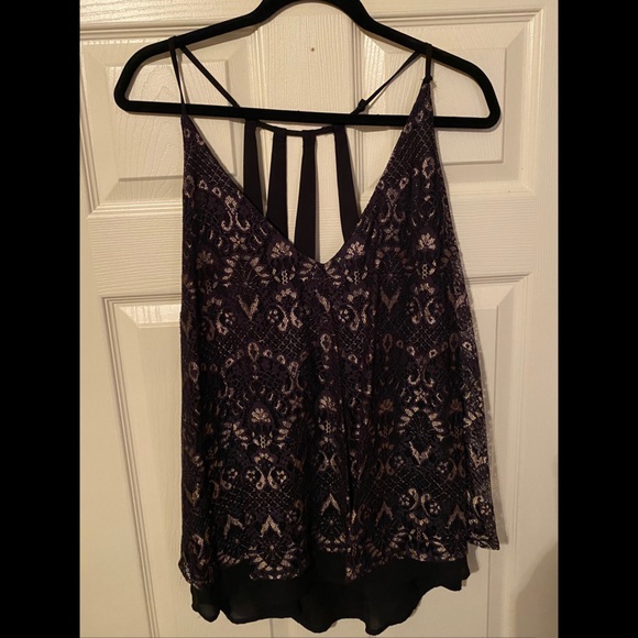 Lace black tank top - Picture 1 of 4